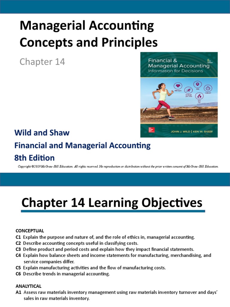 Managerial Accounting Concepts and Principles | PDF | Cost Of Goods ...