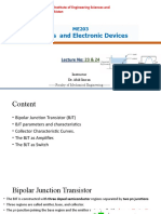 Circuits and Electronic Devices: Lecture No