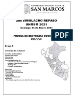 Área A - Simulacro San Marcos 24 Enero