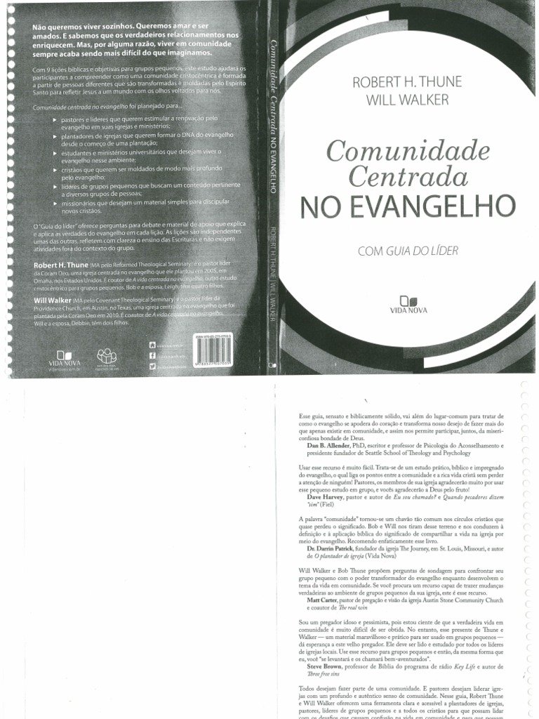 Comunidade Centrada No Evangelho Filipe 1