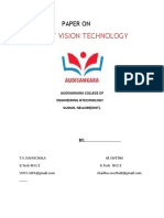 Night Vision Technology: Paper On