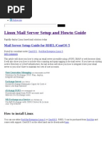 Linux Mail Server Setup and Howto Guide