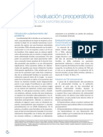 Guia de Evaluacion Preoperatoria DEL PACIENTE CON HIPOTIROIDISMO