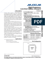 High-Frequency, Low-Cost Smbus Chargers: General Description Features