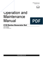 SEBU8118-06 - C18 Marine Generator Set - Operation and Maintinence Manual
