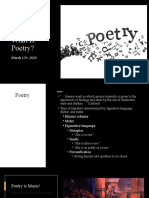 Introduction To Poetry