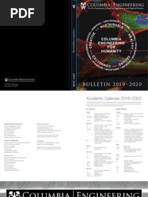 Bulletin 19 Final Version Pdf Columbia University Science