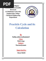 صادق سالم محمد Practicle Cycle and its Calculation