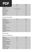 Buff Dudes 12 Week Workout Program | PDF | Strength Training | Weight ...