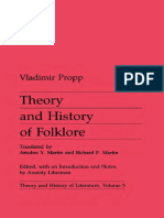 (Vol.5) Vladimir Propp - Theory and History of Folklore (1984, University of Minnesota Press)