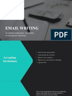 Email Writing Accepting&Declining