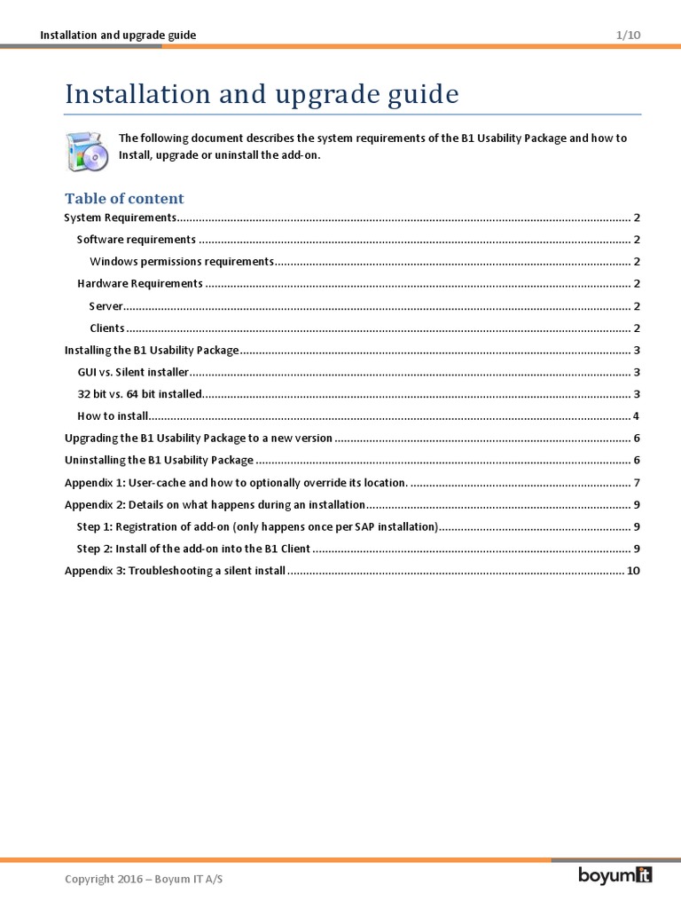 Installation and Upgrade Guide | PDF | Directory (Computing ...