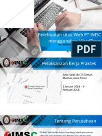 Presentasi Kerja Praktik: Pembuatan Situs Web PT INKA Multi Solusi Consulting