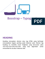 Bootstrap - Typography