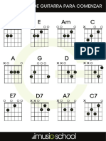 12 Acordes de Guitarra para Comenzar