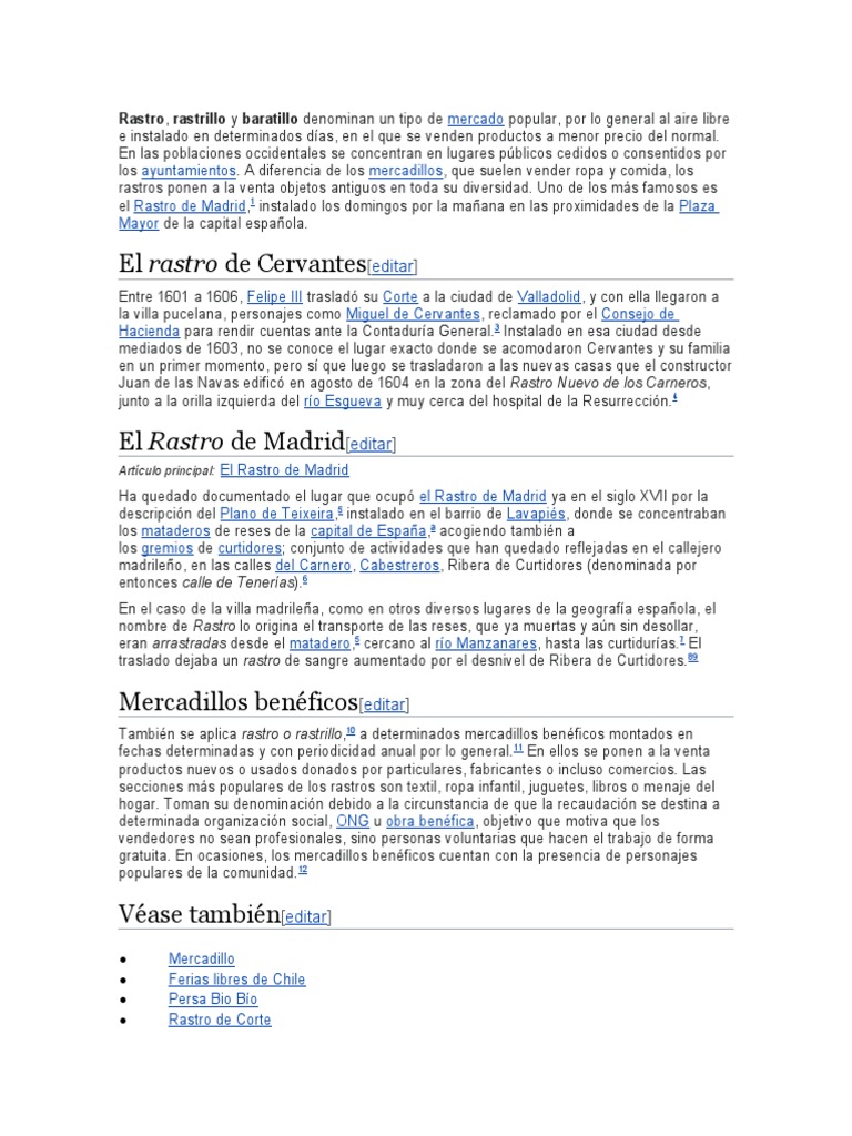 Rastro | PDF