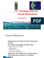 ME 251 - 1 Introduction To Fluid - Intro