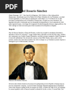 Padres de la Patria Dominicana: Duarte, Mella, Sánchez | PDF ...