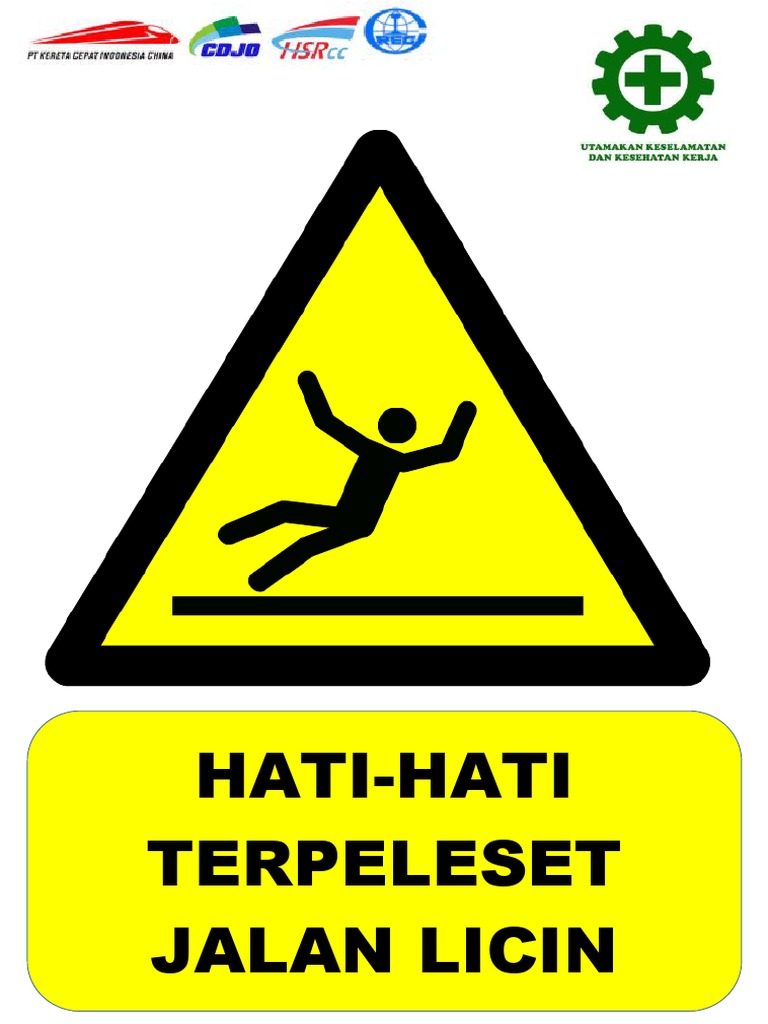 Hati Hati Terpeleset Jalan Licin | PDF