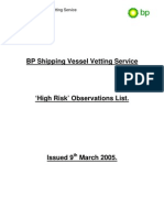 BP High Risk List A4 Rev2005