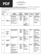 FILIPINO 3 LEARNING PLAN 3rd Quarter