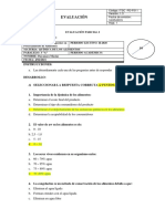 Evaluación Primer Parcial