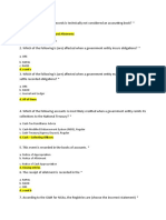 QUIZ 3 - Government Accounting and Accounting For Non-Profit Organizations