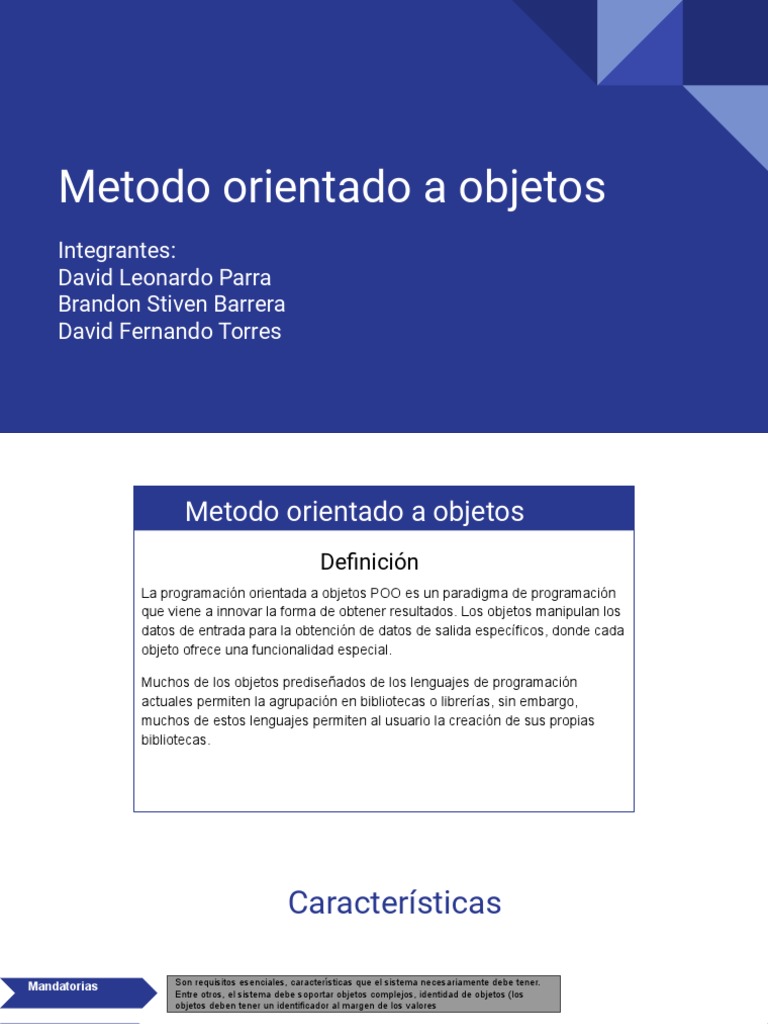 Guía de Programación Orientada a Objetos | PDF | Programación orientada ...