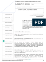 Marco Legal Del Orientador - Asociacion Colombiana de Orientacion Educativa (Acdeoe)