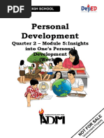 Personal Development: Quarter 2 - Module 5: Insights Into One's Personal Development (Week 8)