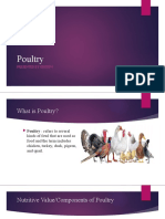 Poultry: Presented by Group 4