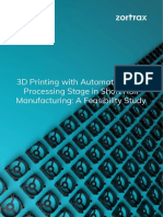 3D Printing With Automated Post Processing Stage in Short Run Manufacturing A Feasibility Study 2019