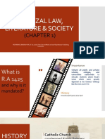 The Rizal Law, Literature & Society: (Chapter 1)