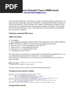 Collecting Oracle Extended Trace