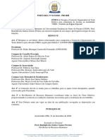 Portaria 013-2020-PRORH ComissÃ£o Teste Seletivo Docente Cres - Edital 134-2020