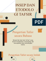 Konsep Dan Metodologi Tafsir