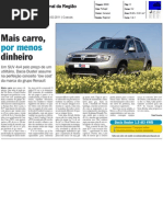 DACIA DUSTER 1.5 dCi 110 CV 4x4 NO JORNAL DA REGIÃO