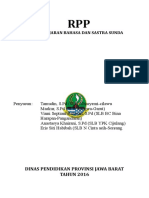 Model RPP Basa Sunda Kelas 10