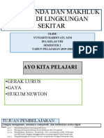 Gerak benda dan makhluk hidup di lingkungan