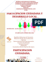 Participación Ciudadana y Desarrollo Local
