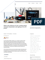 What Is The Influence of Color, Printing Speed, Extrusion Temperature and Ageing On My 3D Prints - 3D Matter