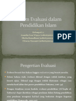 Sistem Evaluasi Dalam Pendidikan Islam