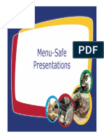 Menu SafePresentations2010