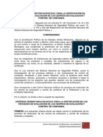 Criterios para La Certificaci N de Procesos de Evaluaci N de Los Centros de Evaluaci N y Control de Confianza