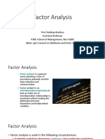 Factor Analysis