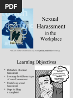 Sexual Harassment: in The Workplace