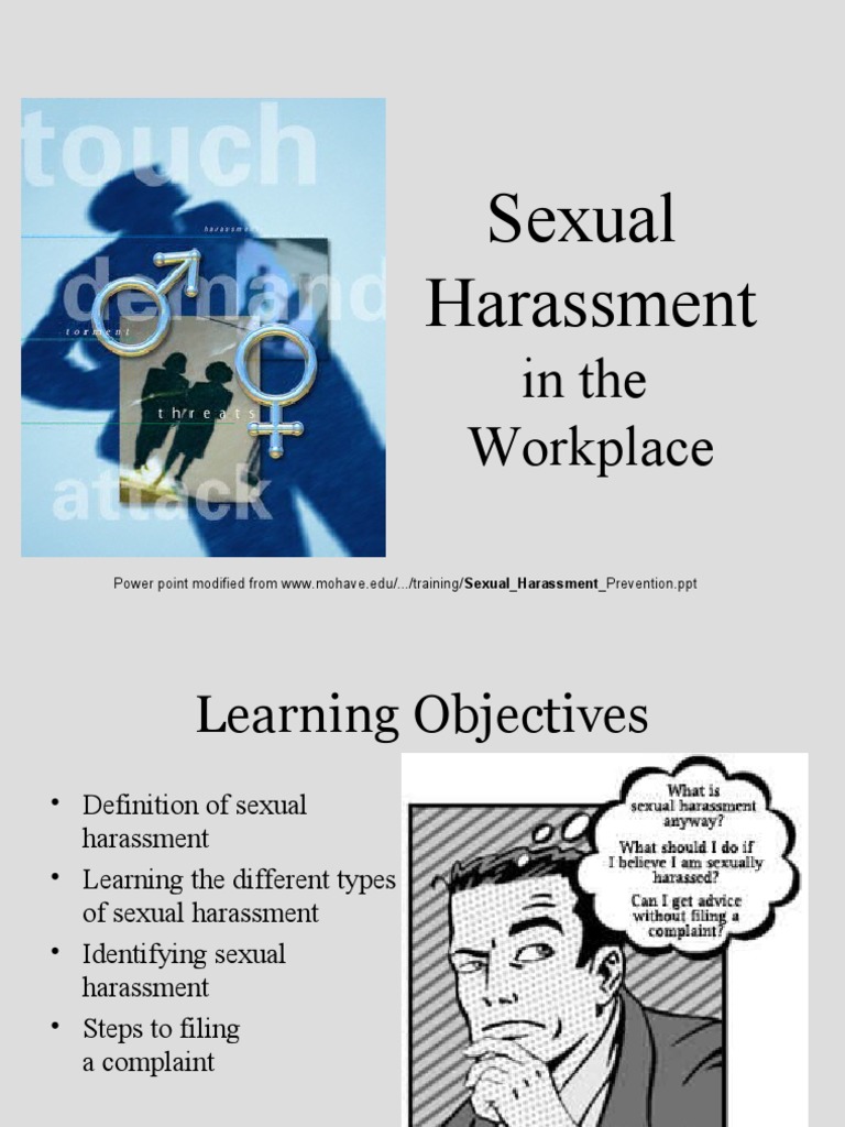 Understanding Workplace Sexual Harassment | PDF | Sexual Harassment ...