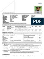 Resume of Md. Habibur Rahman