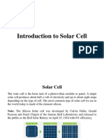 Introduction To Solar Cell