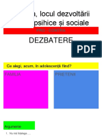 Familia Locul Dezvoltarii Fizice Psihice Si Sociale Dezbatere